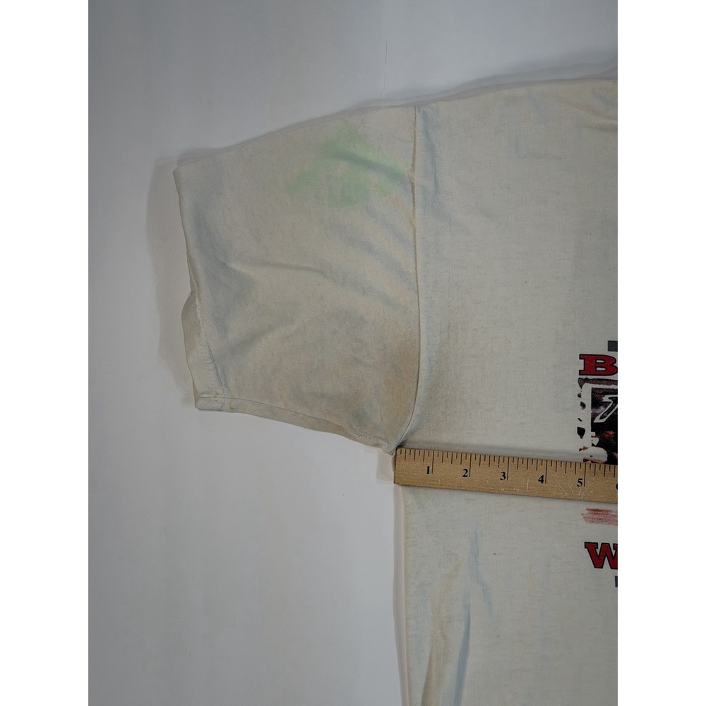 Vintage OSU Buckeye Wrestling Camps T Shirt Mens L White Graphic - Picture 5 of 5